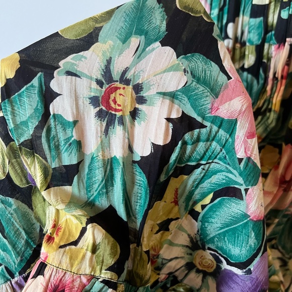 Vintage 90s Floral Maxi Skirt - Picture 3 of 5